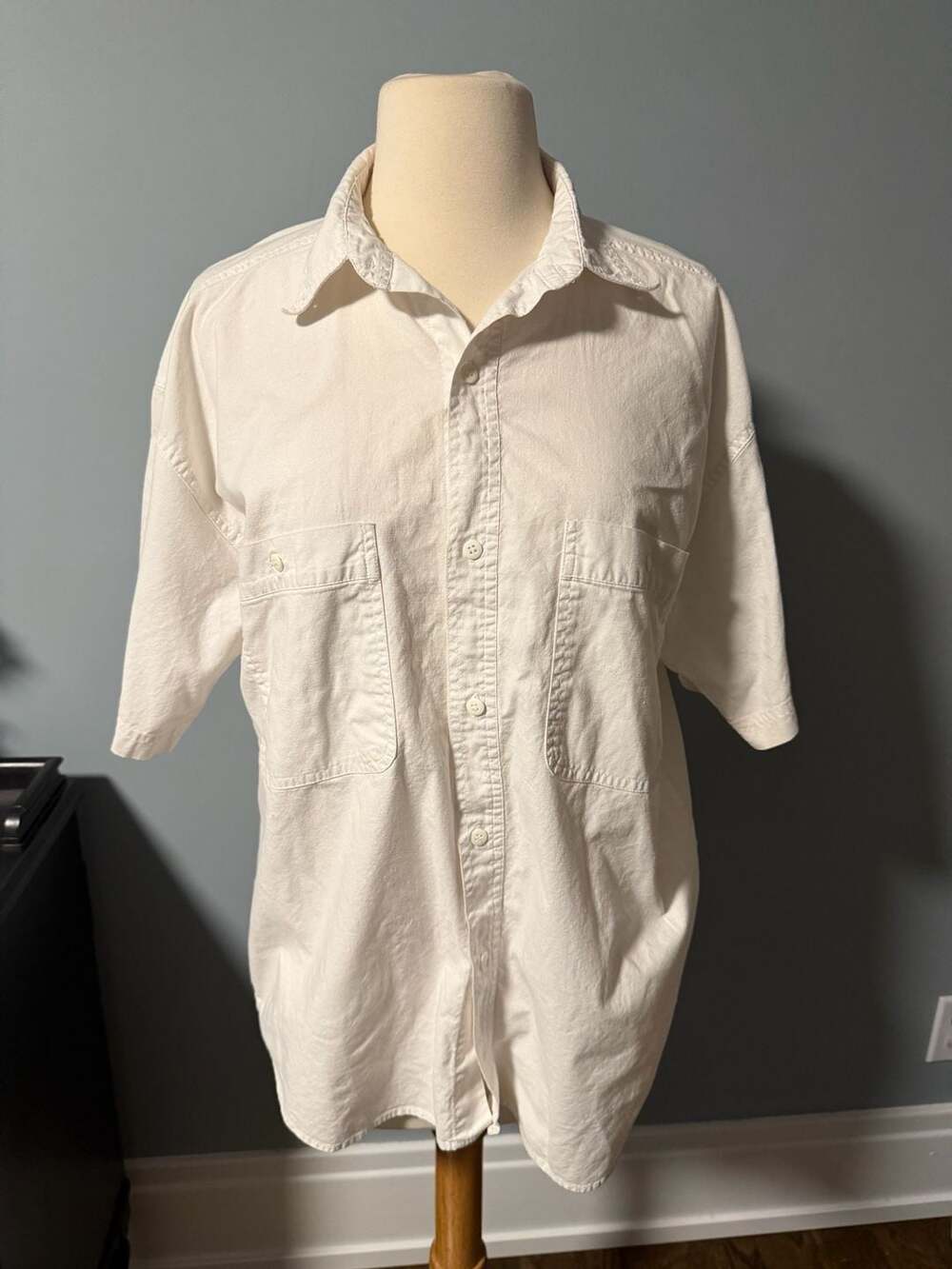 Vintage Gitano -00% Cotton Short Sleeve Button Down Shirt Size M